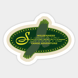 Canoe Adventure Sticker